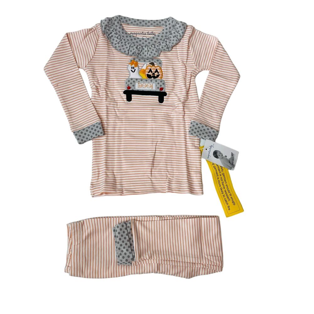 NWT Magnolia Baby Size 4T Trunk & Treat PJs